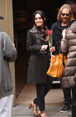 VANESSA HUDGENS Arrives at Neil Simon Theatre in New York