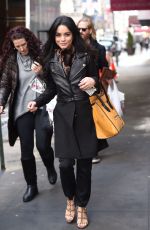 VANESSA HUDGENS Arrives at Neil Simon Theatre in New York