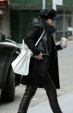 VANESSA HUDGENS Arrives at Neil Simon Theatre in New York