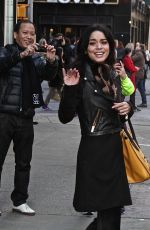 VANESSA HUDGENS at Good Morning America in New York