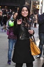 VANESSA HUDGENS at Good Morning America in New York