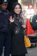 VANESSA HUDGENS at Good Morning America in New York