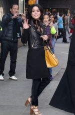 VANESSA HUDGENS at Good Morning America in New York
