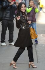 VANESSA HUDGENS at Good Morning America in New York