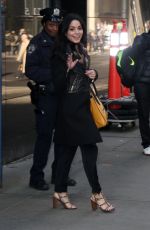 VANESSA HUDGENS at Good Morning America in New York
