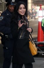 VANESSA HUDGENS at Good Morning America in New York