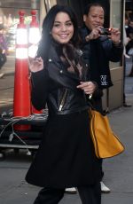 VANESSA HUDGENS at Good Morning America in New York