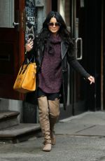 VANESSA HUDGENS Out for Breakfast in New York