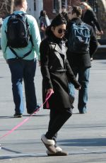 VANESSA HUDGENS Out with Her Dog in New York 1303