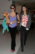 VICTORIA JUSTICE Arrives on a flight at LAX Airport 1303