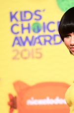 ZENDAYA COLEMAN at 2015 Nickelodeon Kids Choice Awards in Inglewood