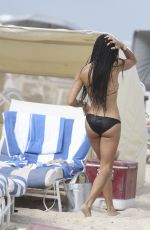 ZOE KRAVITZ in Bikini at a Beach in Miami 0703