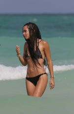 ZOE KRAVITZ in Bikini at a Beach in Miami 0703