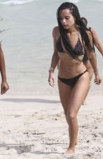 ZOE KRAVITZ in Bikini at a Beach in Miami 0703