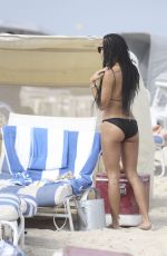 ZOE KRAVITZ in Bikini at a Beach in Miami 0703