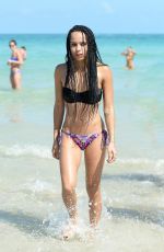 ZOE KRAVITZ in Bikini on the Beach in Miami 0603