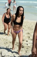 ZOE KRAVITZ in Bikini on the Beach in Miami 0603