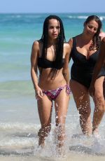 ZOE KRAVITZ in Bikini on the Beach in Miami 0603
