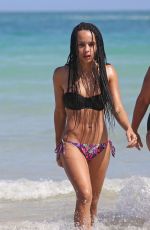 ZOE KRAVITZ in Bikini on the Beach in Miami 0603