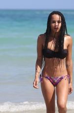 ZOE KRAVITZ in Bikini on the Beach in Miami 0603