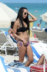 ZOE KRAVITZ in Bikini on the Beach in Miami 0603