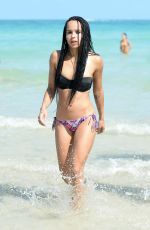 ZOE KRAVITZ in Bikini on the Beach in Miami 0603