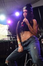 ZOE KRAVITZ Performs at Axe/Spin House in Austin