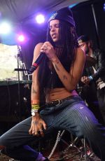 ZOE KRAVITZ Performs at Axe/Spin House in Austin