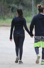 ZOE SALDANA and Marco Perego Out Hiking in Beverly Hills 1803