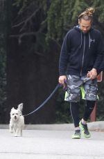 ZOE SALDANA and Marco Perego Out Hiking in Beverly Hills 1803