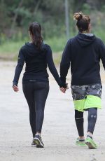 ZOE SALDANA and Marco Perego Out Hiking in Beverly Hills 1803