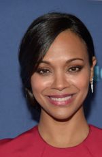 ZOE SALDANA at 2015 Glaad Media Awards in Beverly Hills
