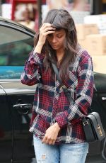 ZOE SALDANA in Jeans Out and About in Los Angeles 1103