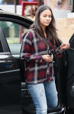 ZOE SALDANA in Jeans Out and About in Los Angeles 1103