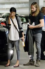 ZOE SALDANA Out and About in Los Angeles