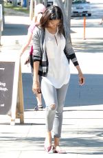 ZOE SALDANA Out and About in Los Angeles