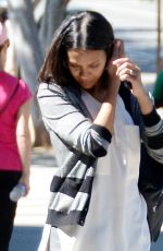 ZOE SALDANA Out and About in Los Angeles
