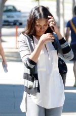 ZOE SALDANA Out and About in Los Angeles