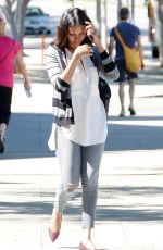 ZOE SALDANA Out and About in Los Angeles