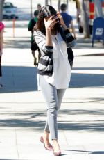 ZOE SALDANA Out and About in Los Angeles