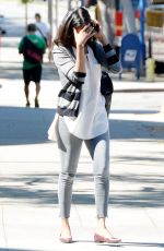 ZOE SALDANA Out and About in Los Angeles