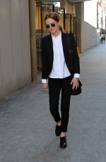 ZOEY DEUTCH Leaves the World Trade Center in New York