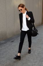 ZOEY DEUTCH Leaves the World Trade Center in New York