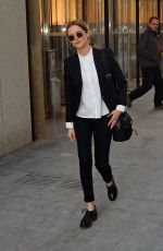 ZOEY DEUTCH Leaves the World Trade Center in New York
