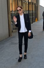ZOEY DEUTCH Leaves the World Trade Center in New York
