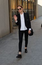ZOEY DEUTCH Leaves the World Trade Center in New York