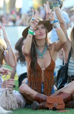 ALESSANDRA AMBROSIO at 2015 Coachella Music Festival, Day 2