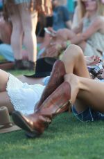 ALESSANDRA AMBROSIO at 2015 Coachella Music Festival, Day 2
