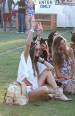 ALESSANDRA AMBROSIO at 2015 Coachella Music Festival, Day 2