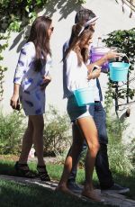 ALESSANDRA AMBROSIO at An Easter Party in Brentwood